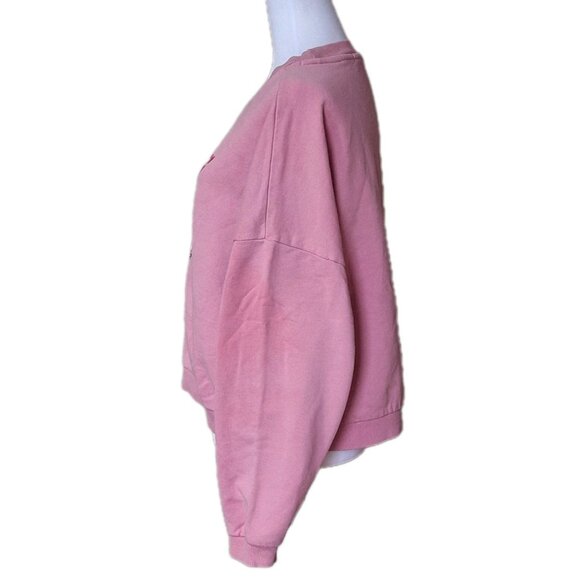GUESS ICON PINK SWEATSHIRT SIZE LARGE - Picture 3 of 7